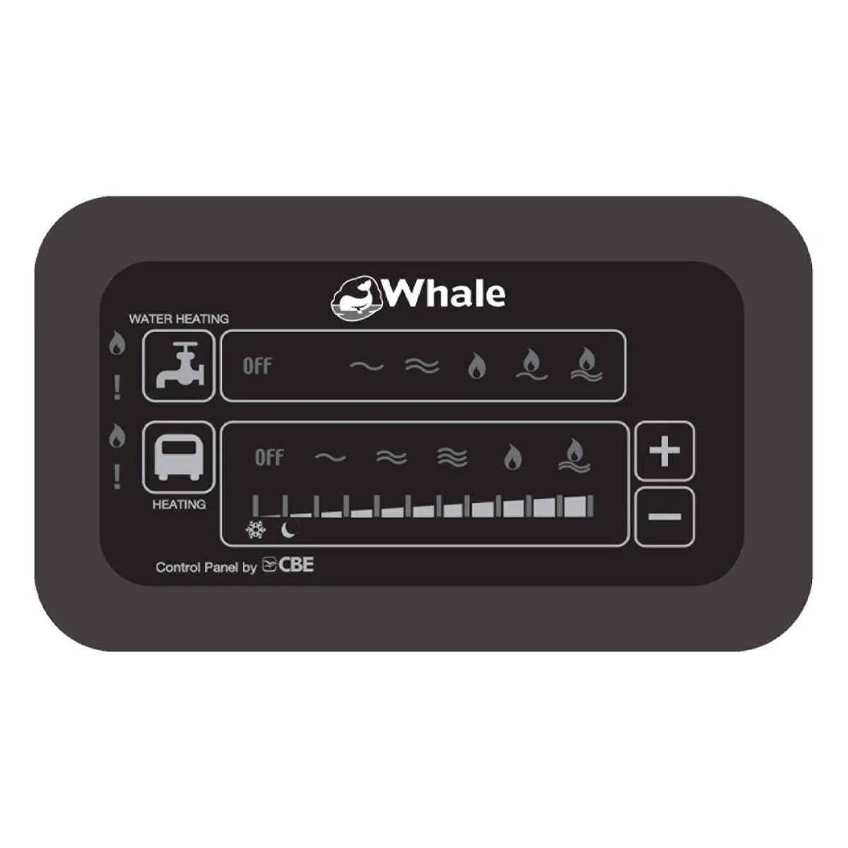 Whale CBE Duo Control Panel for 4kW Space & 8/13L Water Heaters: Advanced Contro