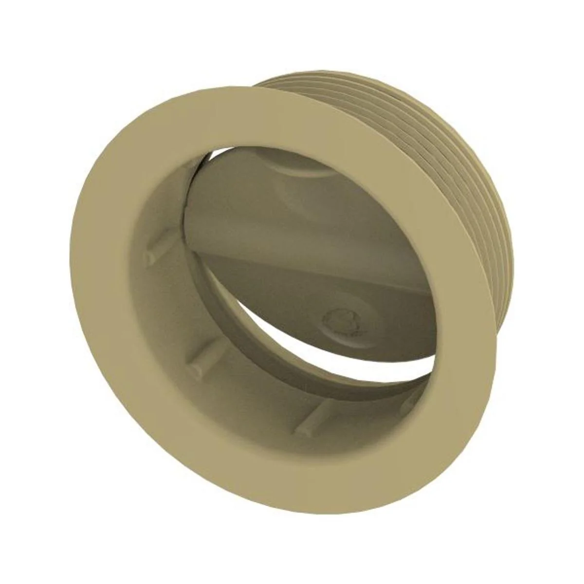 Whale Duct Fitting 65mm Directional Vent Beige - Adjustable Ventilation System