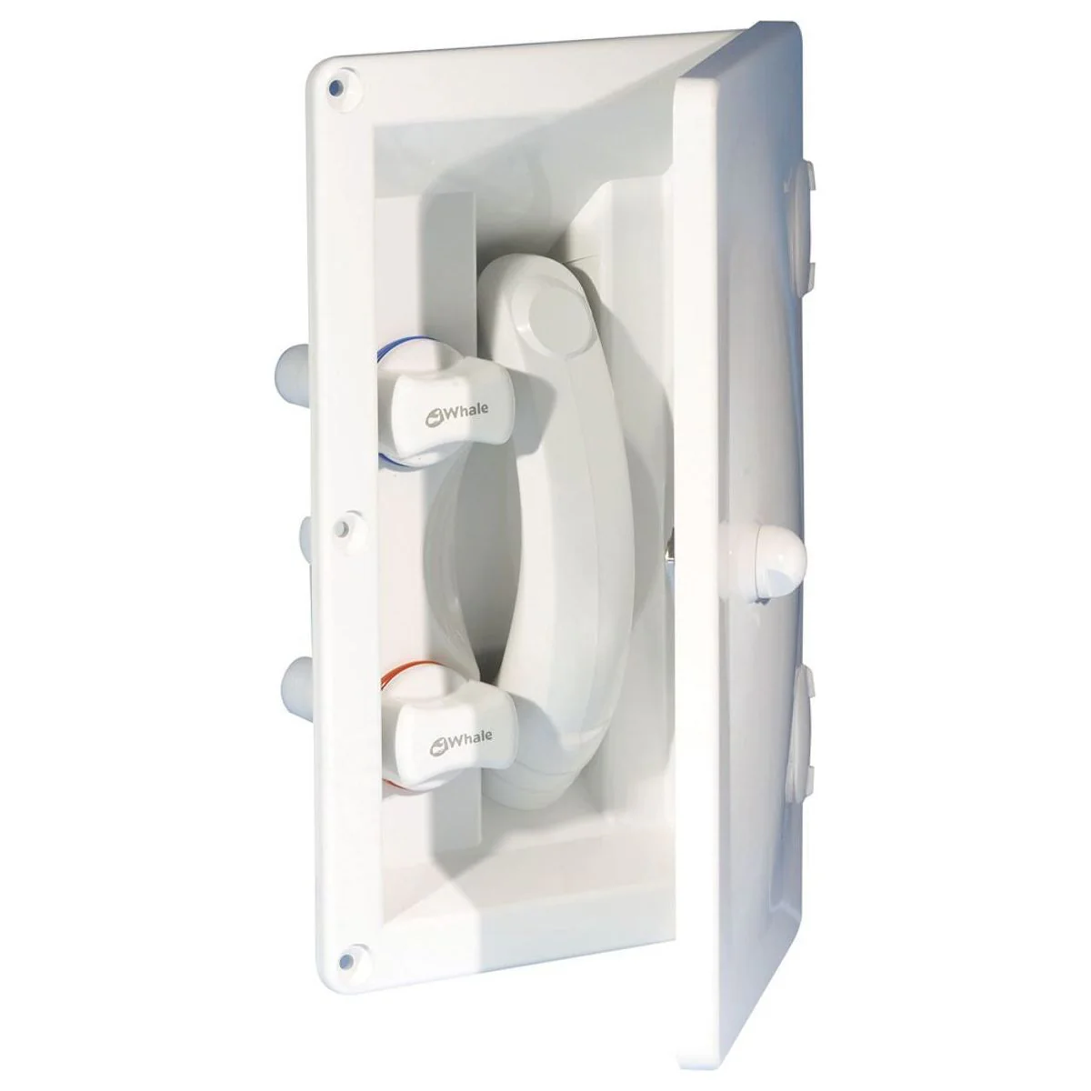 Whale Elegance Exterior Shower with Lockable Cover for RV