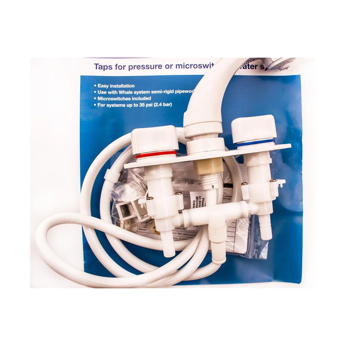 Whale Elegance Mixer Tap & Shower White RT2500 - Image 2