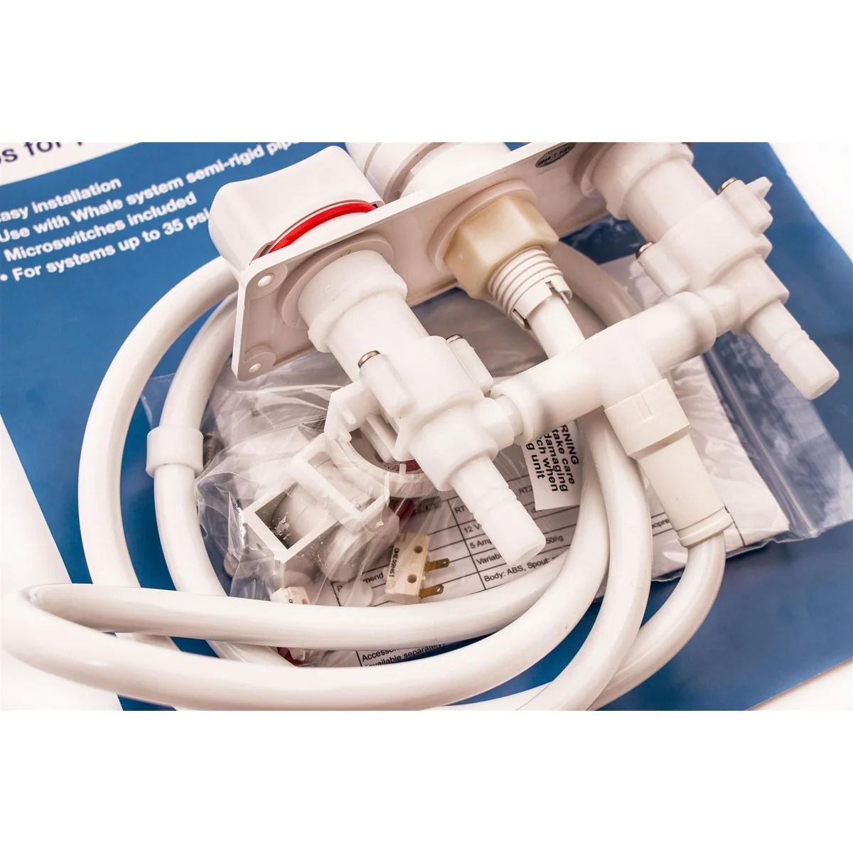 Whale Elegance Mixer Tap & Shower White RT2500 - Image 3
