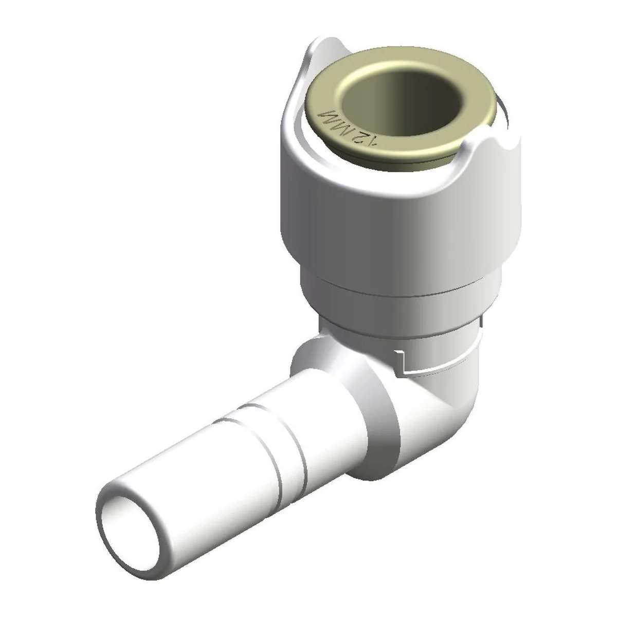 Whale Stem Elbow 12mm for Caravan & Motorhome Plumbing