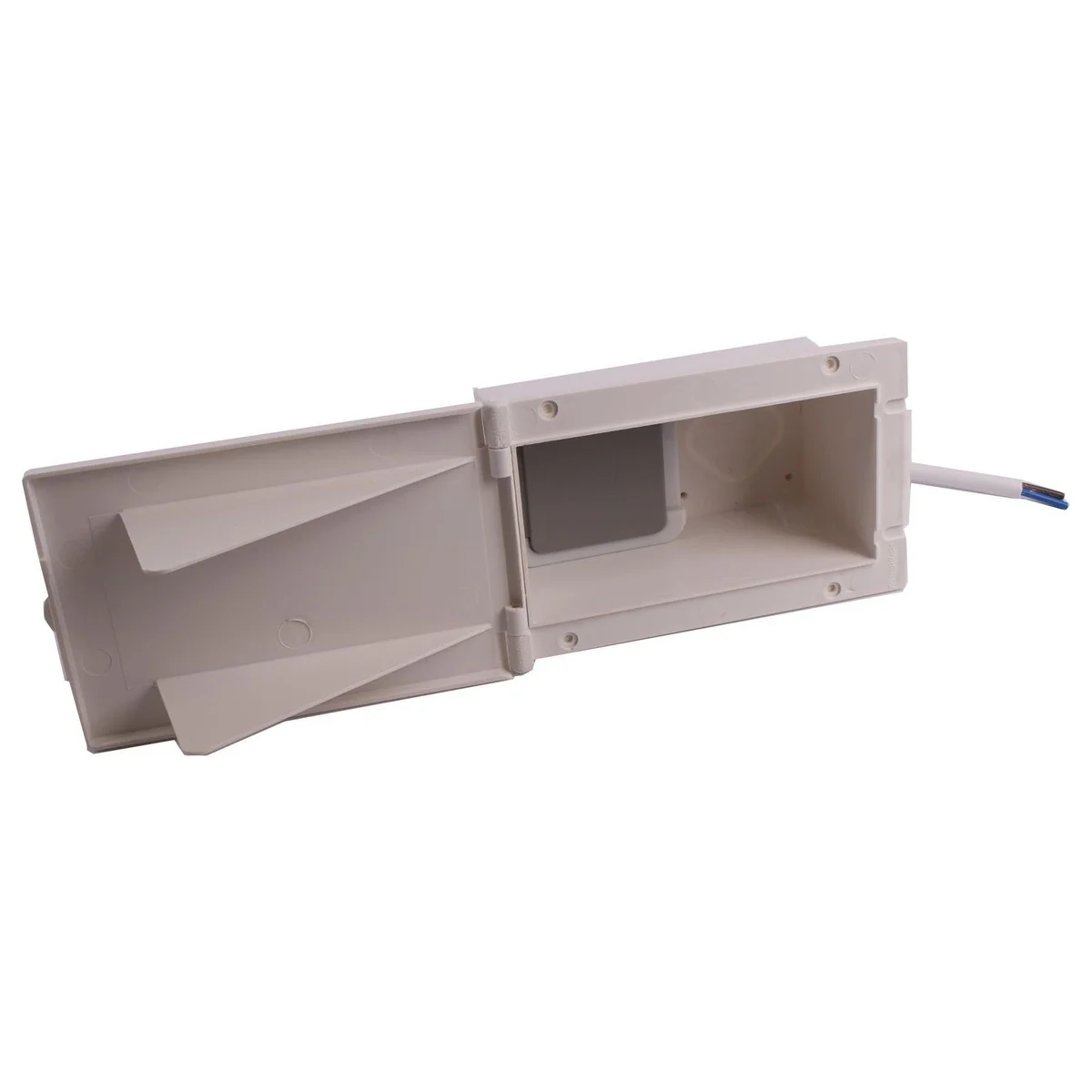 White External 13 amp Socket Outlet Box Caravan Motorhome campervan PO119w - Image 4