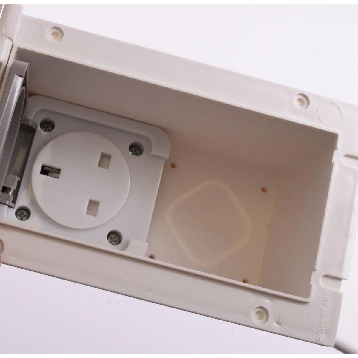 White External 13 amp Socket Outlet Box Caravan Motorhome campervan PO119w - Image 6