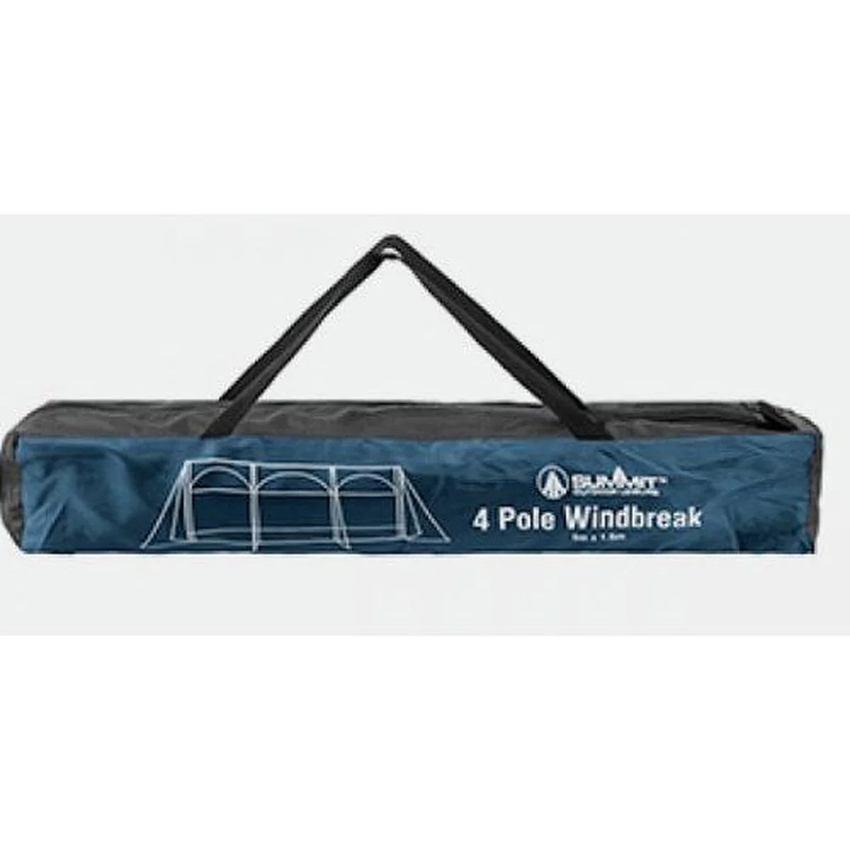 Windbreaker Blocker 150x500cm Camping Caravaning Garden Beach Blue Wind Break - Image 2