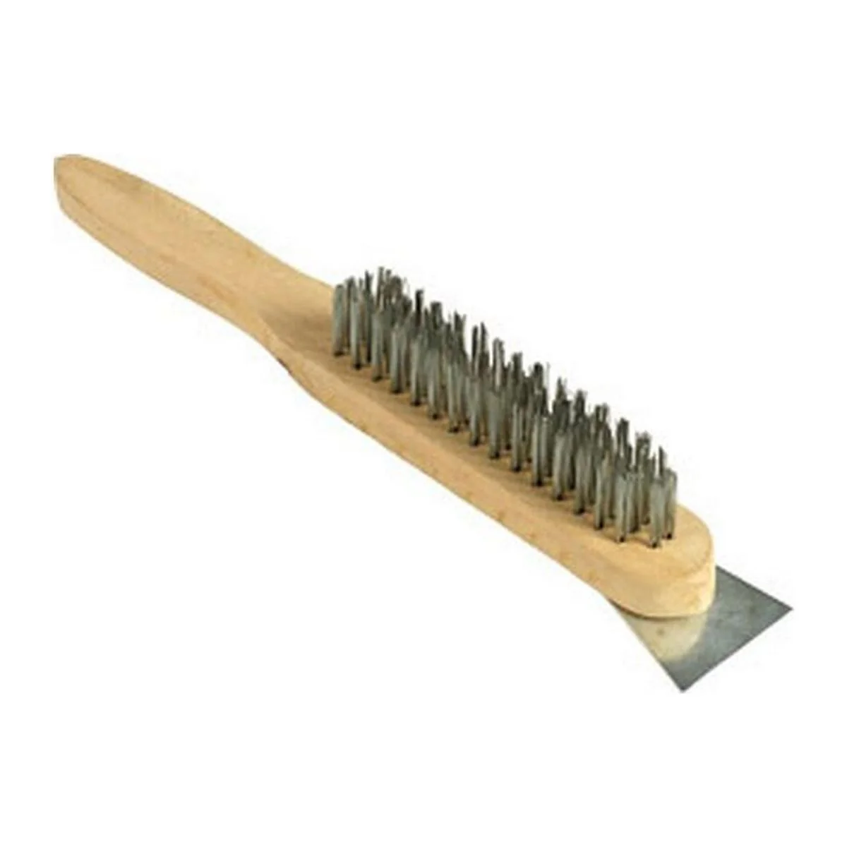 Wire Brush and Scraper: Dual Purpose Tool for Heavy Duty Cleaning and Surface P