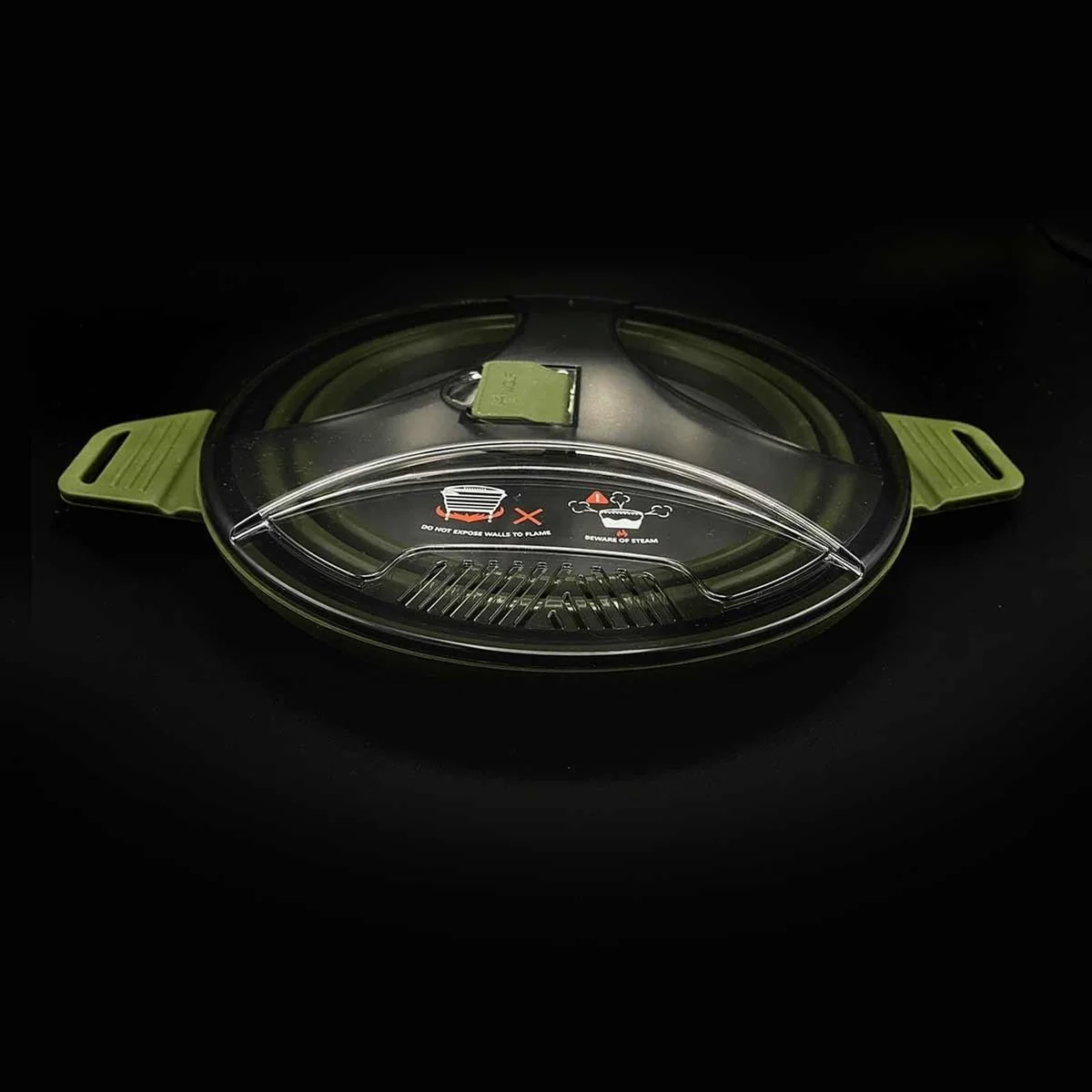 Wolf Outdoors EzyStow Collapsible Cooking Pot 2.5L Olive Green - Image 5